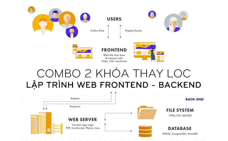 share khoa hoc Combo 2 Khoa Thayloc Lap Trinh Web Frontend Backend