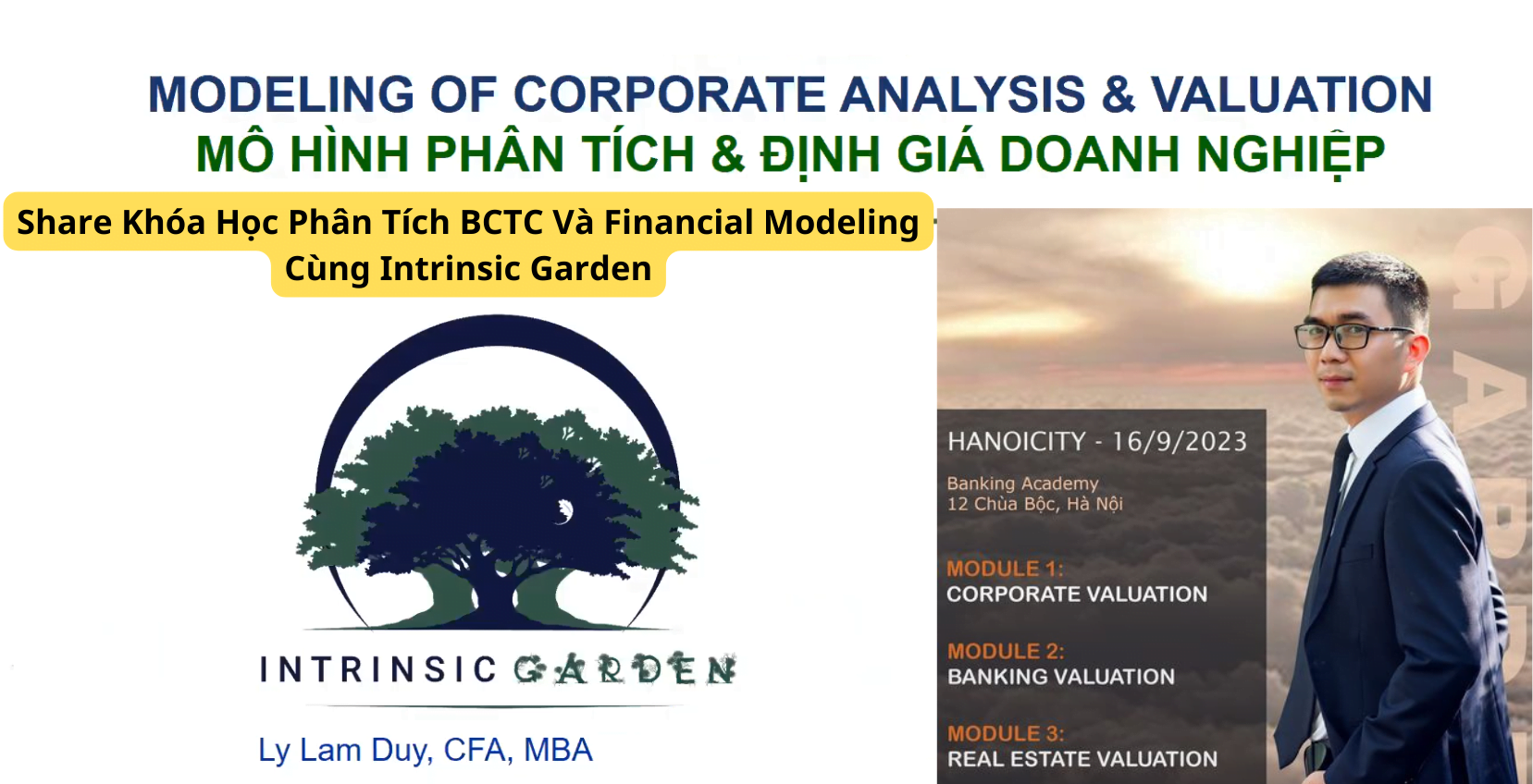Share Khóa Học Phân Tích BCTC Và Financial Modeling Cùng Intrinsic Garden